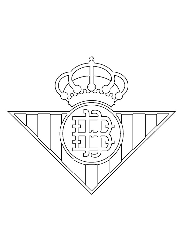 Real Betis Coloring page
