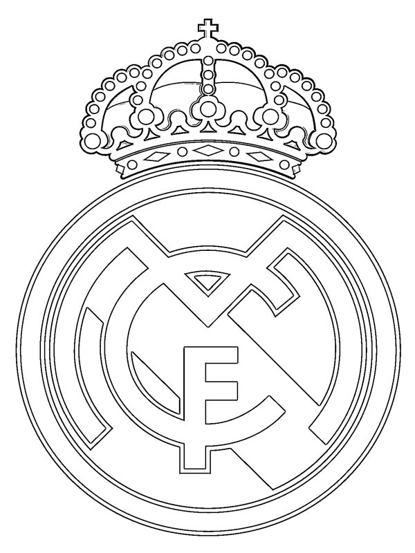 Real Madrid CF Coloring page