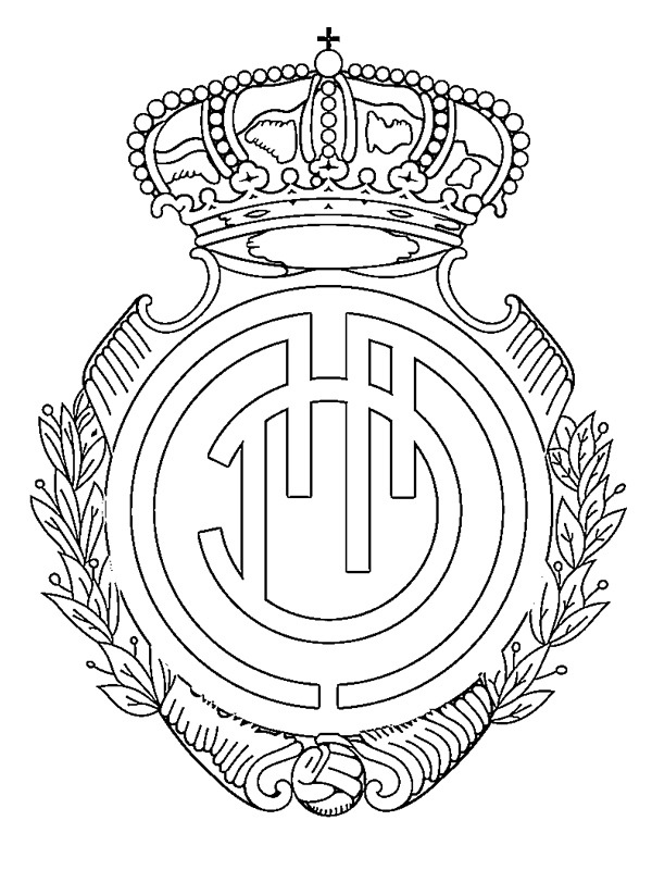 Real Mallorca Coloring page Real Mallorca Coloring page