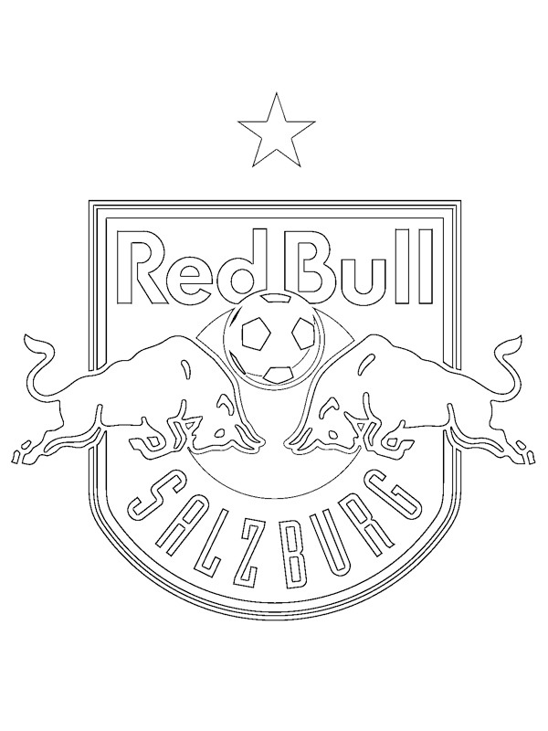 Red Bull Salzburg Coloring page