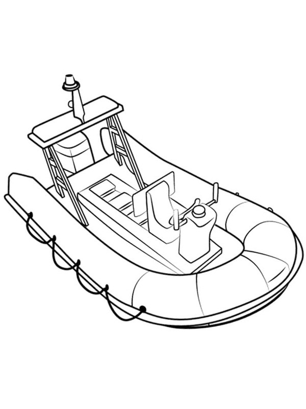 Lifeboat Neptune Coloring page