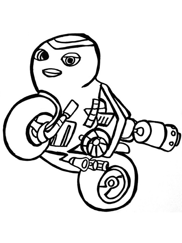 Ricky Zoom Steel Awesome Coloring page Ricky Zoom Steel Awesome Coloring page