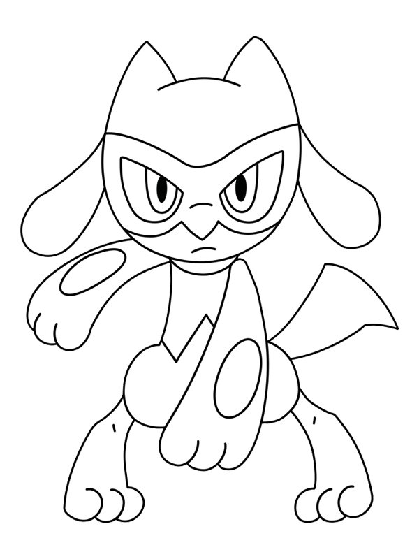 Riolu (Pokemon) Coloring page