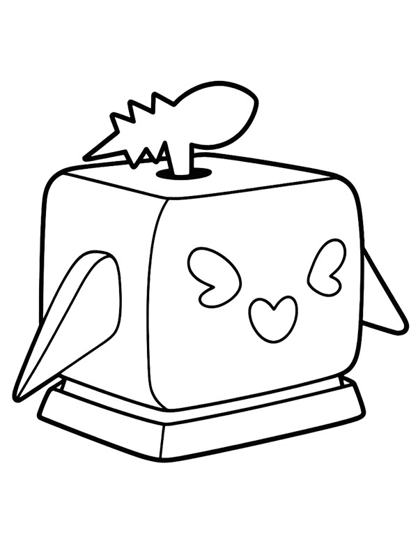 Rocket Blox Fruits Coloring page Rocket Blox Fruits Coloring page