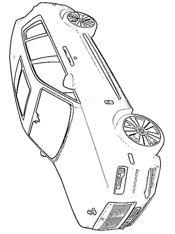 Rolls-Royce Cullinan Coloring page