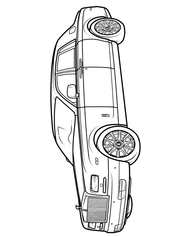 Rolls-Royce Ghost Coloring page