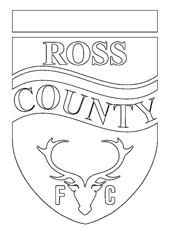 Ross County FC Coloring page