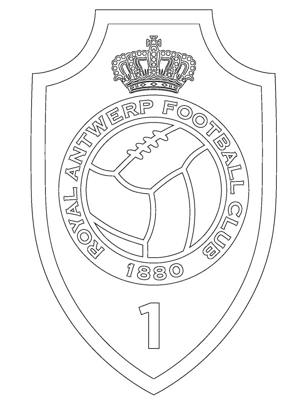 Royal Antwerp FC Coloring page