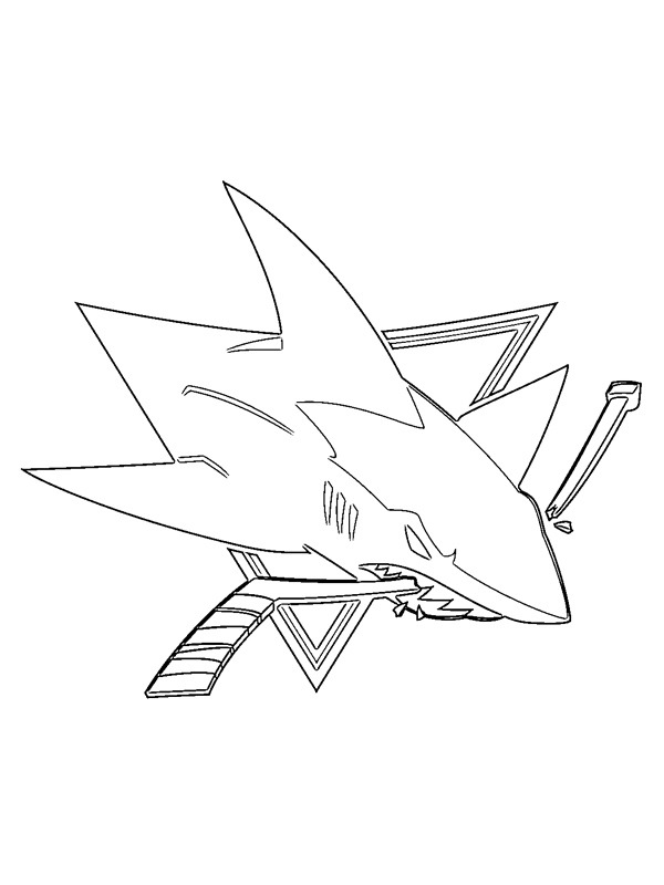 San Jose Sharks Coloring page San Jose Sharks Coloring page
