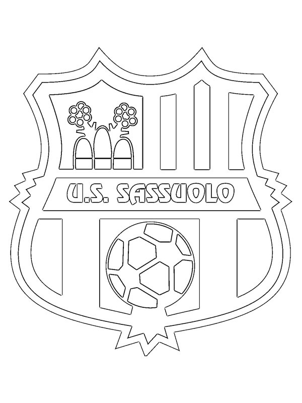 US Sassuolo Calcio Coloring page US Sassuolo Calcio Coloring page