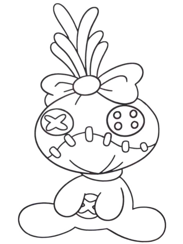 Scrump (Disney Lilo & Stitch) Coloring page Scrump (Disney Lilo & Stitch) Coloring page