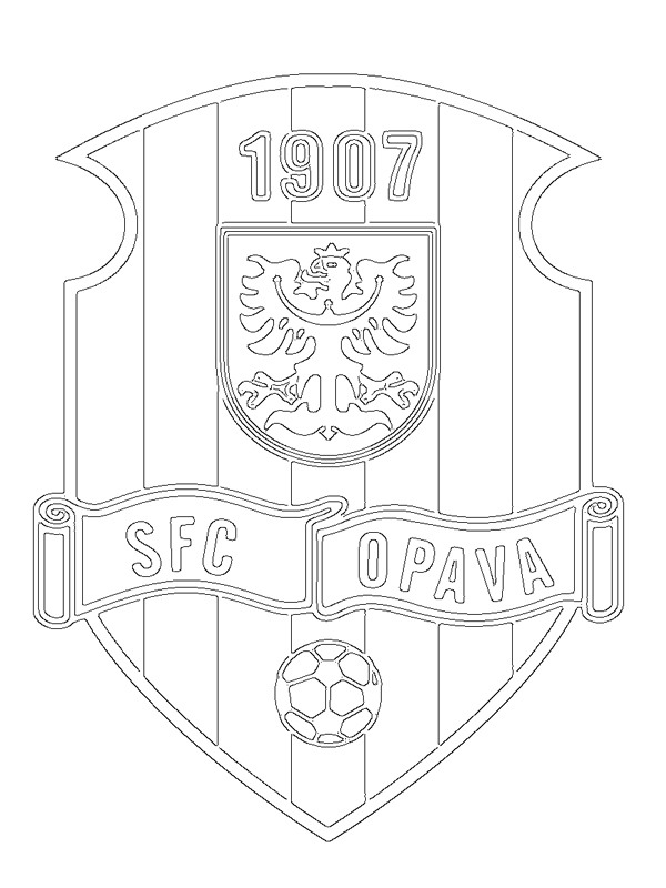 SFC Opava Coloring page