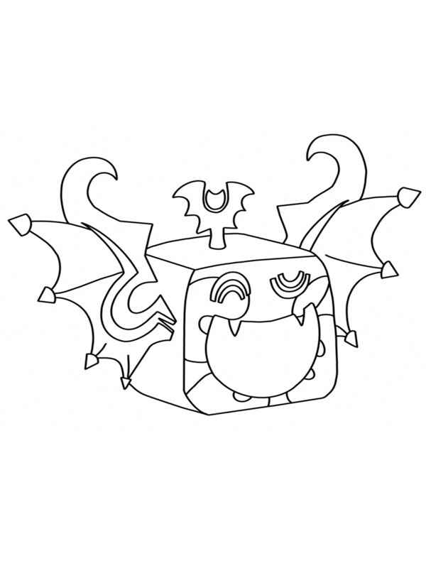 Shadow (Blox Fruit) Coloring page Shadow (Blox Fruit) Coloring page