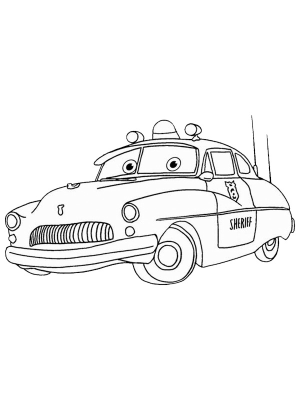 Sheriff (Cars) Coloring page