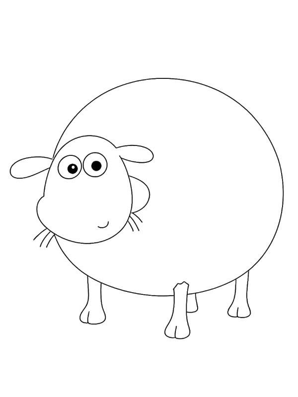 Shirley (Shaun the Sheep) Coloring page Shirley (Shaun the Sheep) Coloring page