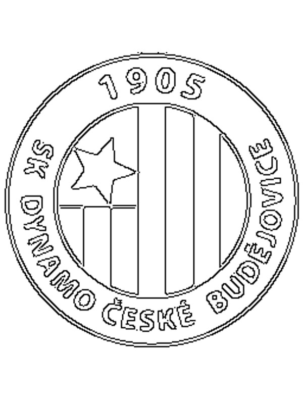 SK Dynamo České Budějovice Coloring page