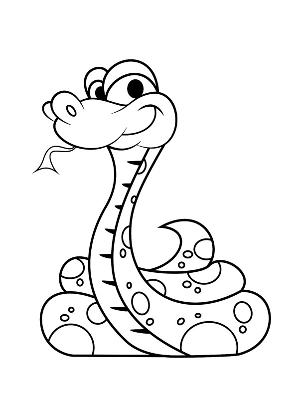 Snake Coloring page