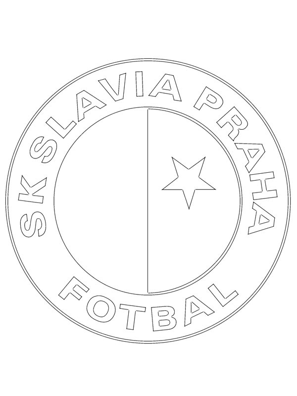 SK Slavia Prague Coloring page