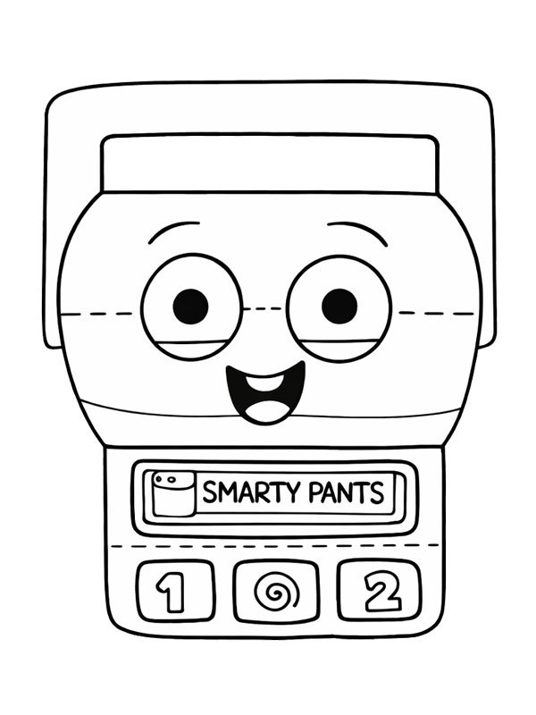 Smarty pants (Toy Story 5) Coloring page
