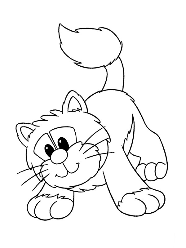 Jess the cat Coloring page