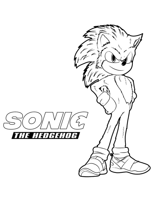 Sonic the Hedgehog Coloring page Sonic the Hedgehog Coloring page
