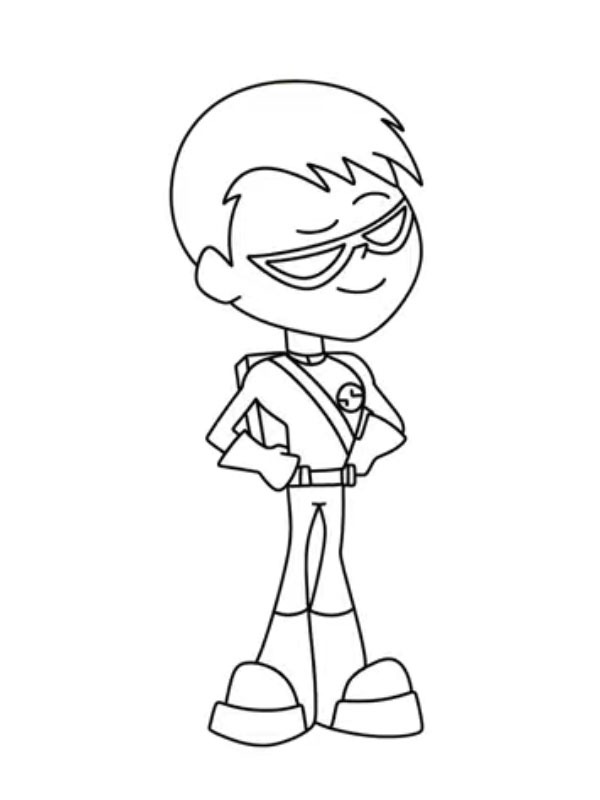 Speedy (Teen Titans Go!) Coloring page Speedy (Teen Titans Go!) Coloring page