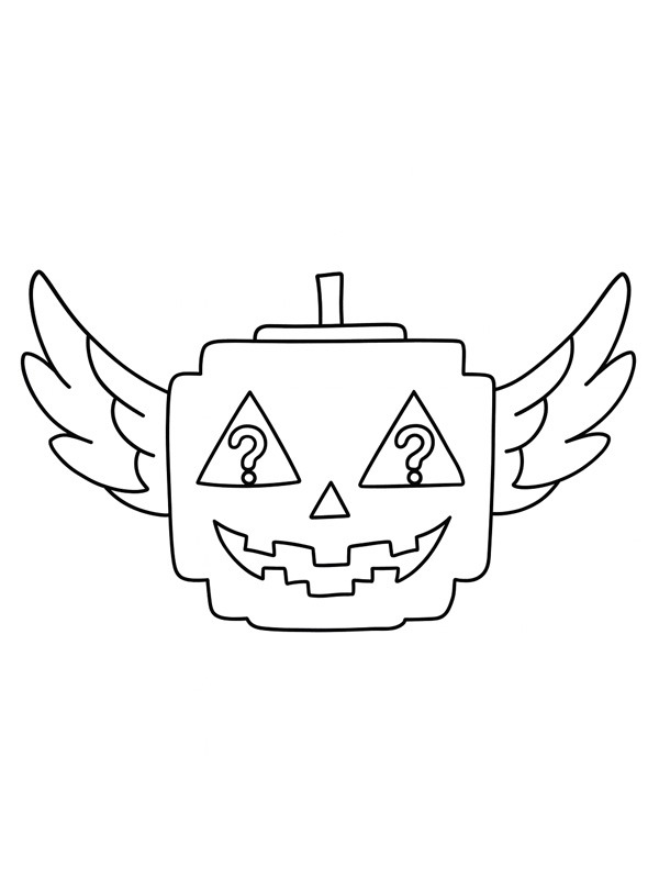 Spooky Lucky Block (Steal a Brainrot) Coloring page Spooky Lucky Block (Steal a Brainrot) Coloring page