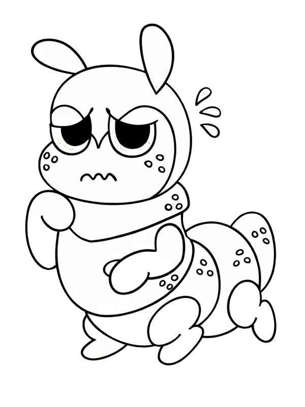 Squirm (Dandy's World) Coloring page Squirm (Dandy's World) Coloring page