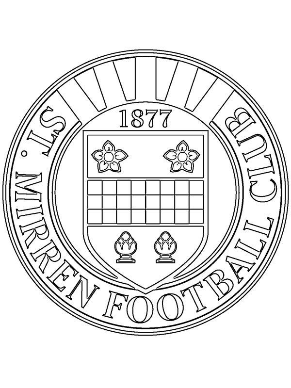 St Mirren Football Club Coloring page
