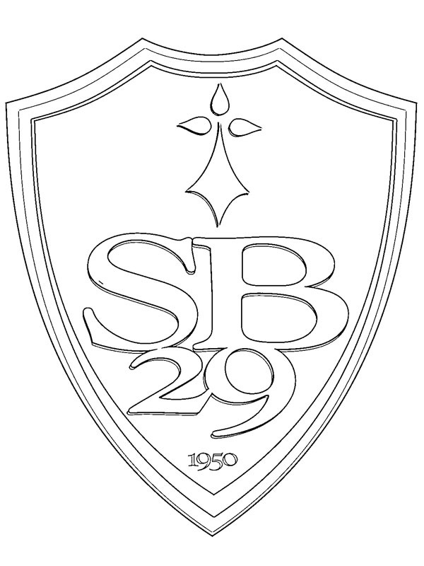 Stade Brestois Coloring page