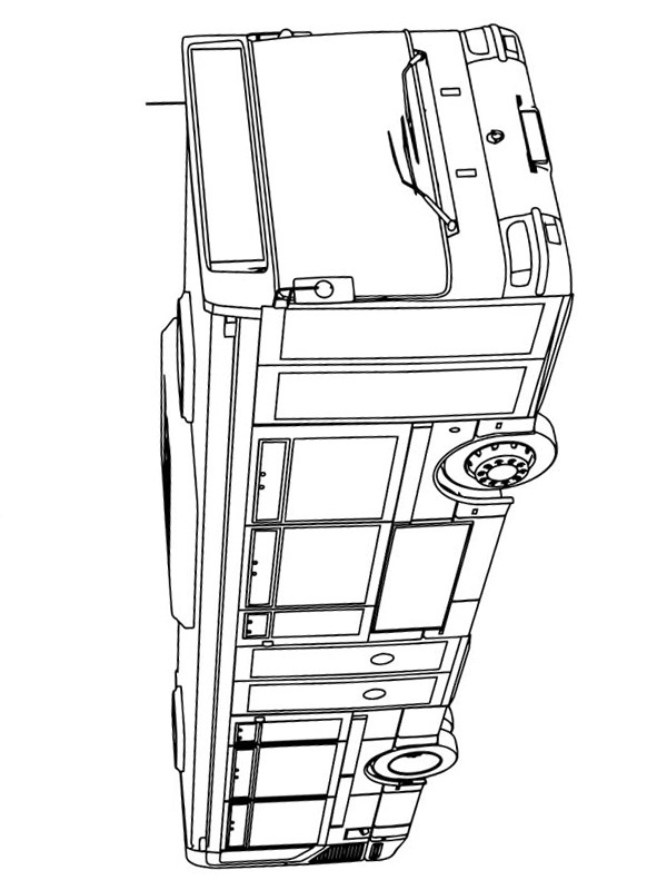 City bus Coloring page
