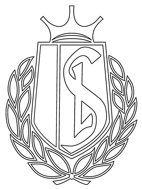 Standard Liège Coloring page Standard Liège Coloring page