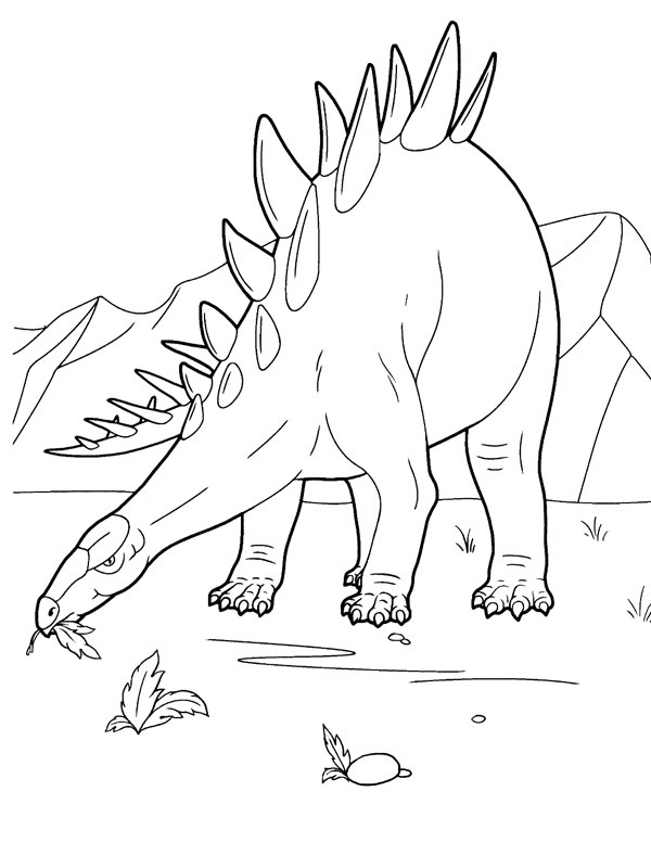 stegosaurus Coloring page