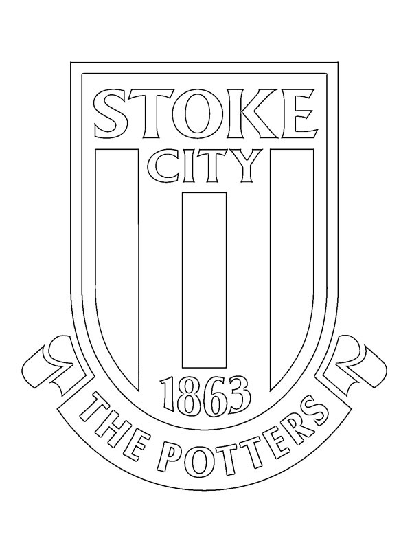 Stoke City FC Coloring page