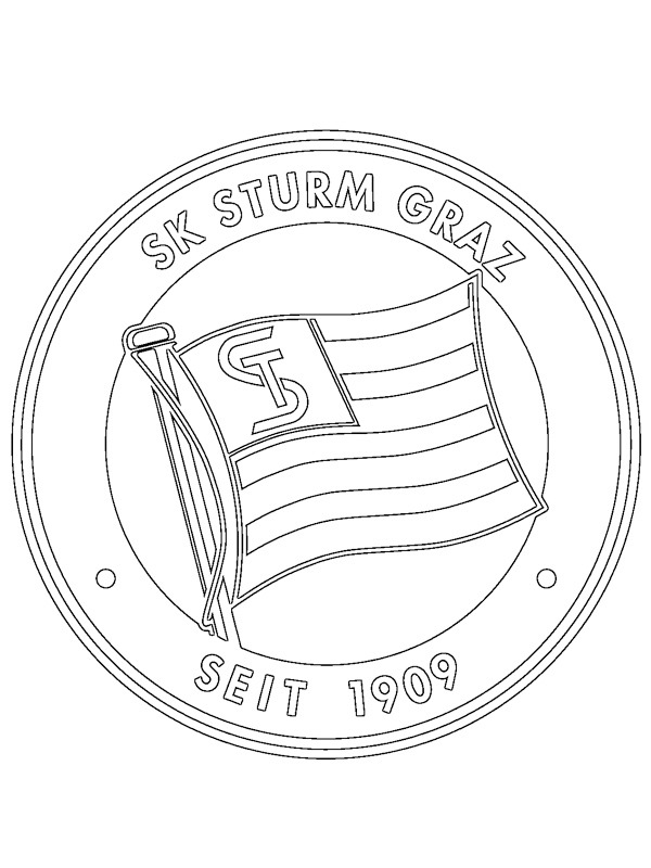 SK Sturm Graz Coloring page