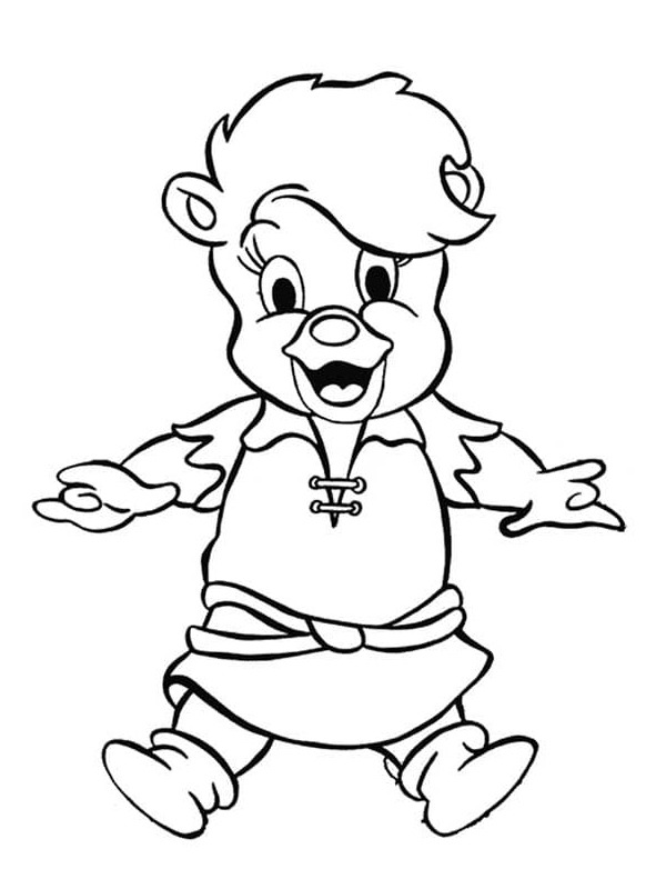 Sunni Gummi Coloring page Sunni Gummi Coloring page