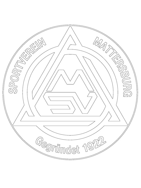 SV Mattersburg Coloring page SV Mattersburg Coloring page