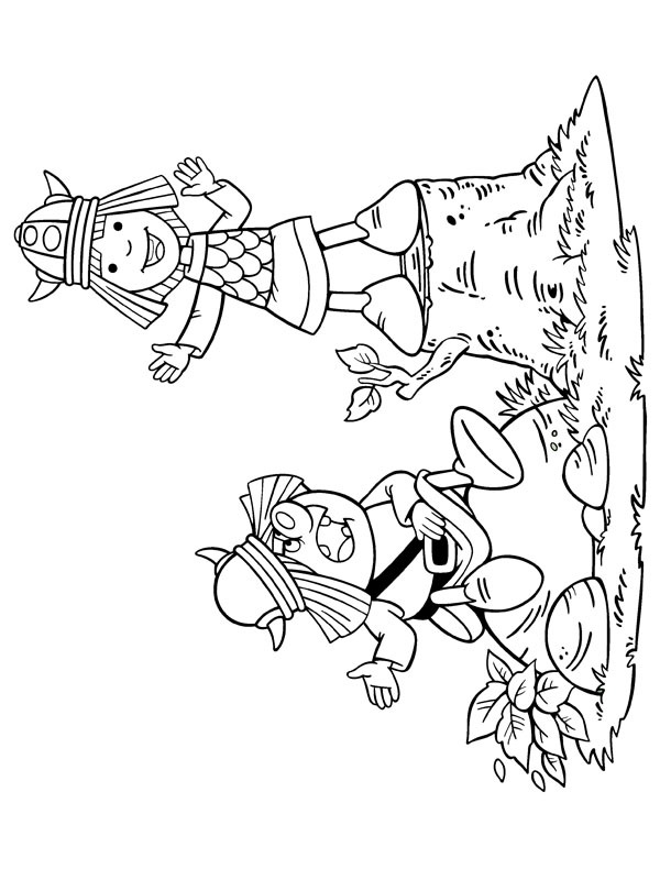 Sven and Vickie Coloring page Sven and Vickie Coloring page