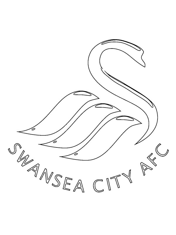 Swansea City Coloring page