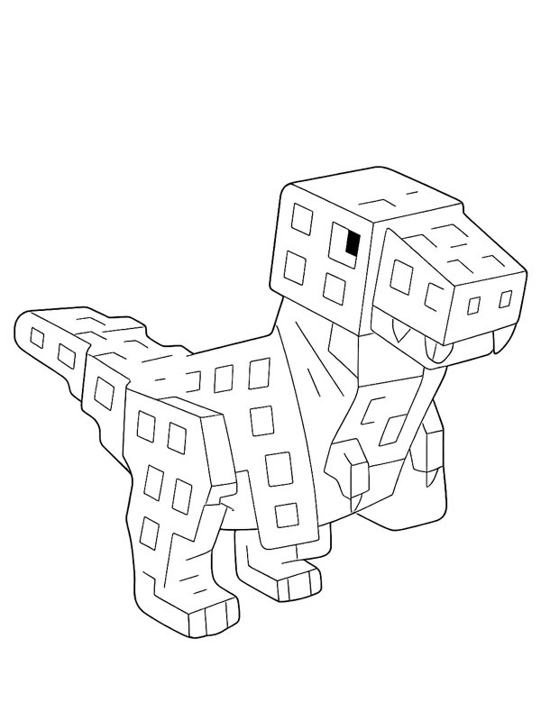 T-Rex (Grow a garden) Coloring page T-Rex (Grow a garden) Coloring page