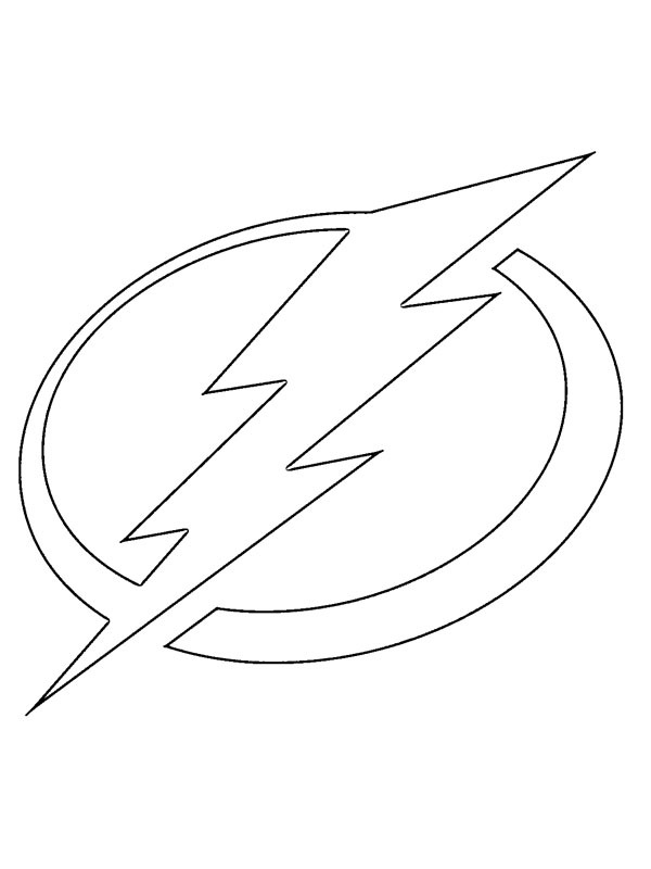 Tampa Bay Lightning Coloring page Tampa Bay Lightning Coloring page