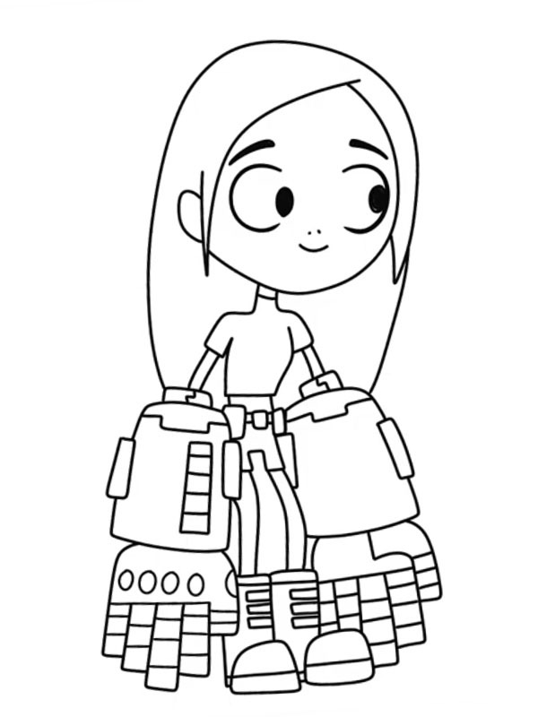 Terra (Teen Titans Go!) Coloring page Terra (Teen Titans Go!) Coloring page