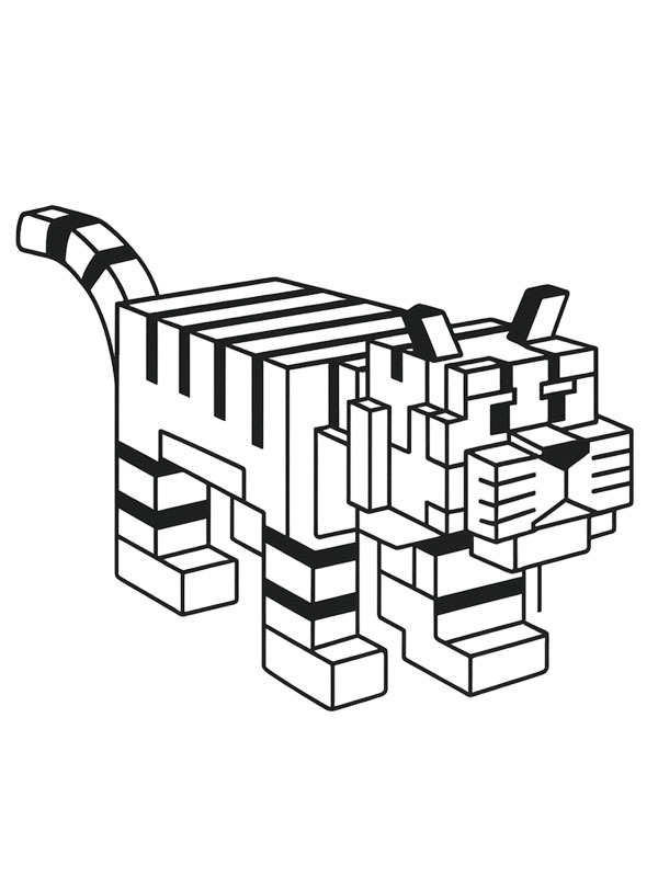 Tiger (Grow a Garden) Coloring page Tiger (Grow a Garden) Coloring page