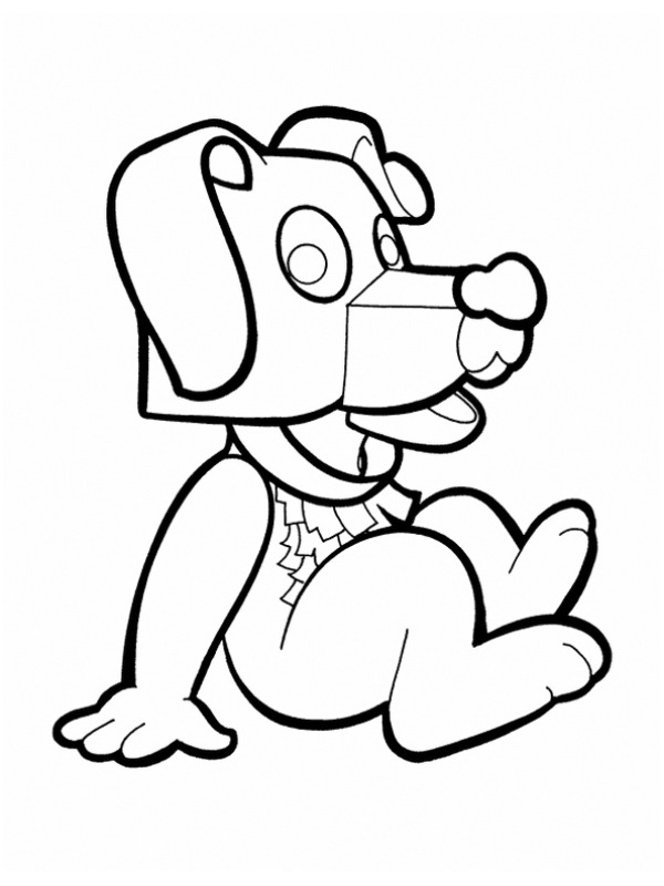Timme the dog Coloring page