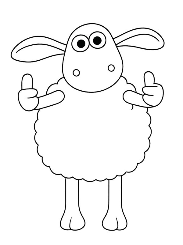Timmy (Shaun the Sheep) Coloring page Timmy (Shaun the Sheep) Coloring page