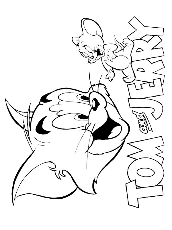 Tom and Jerry Coloring page