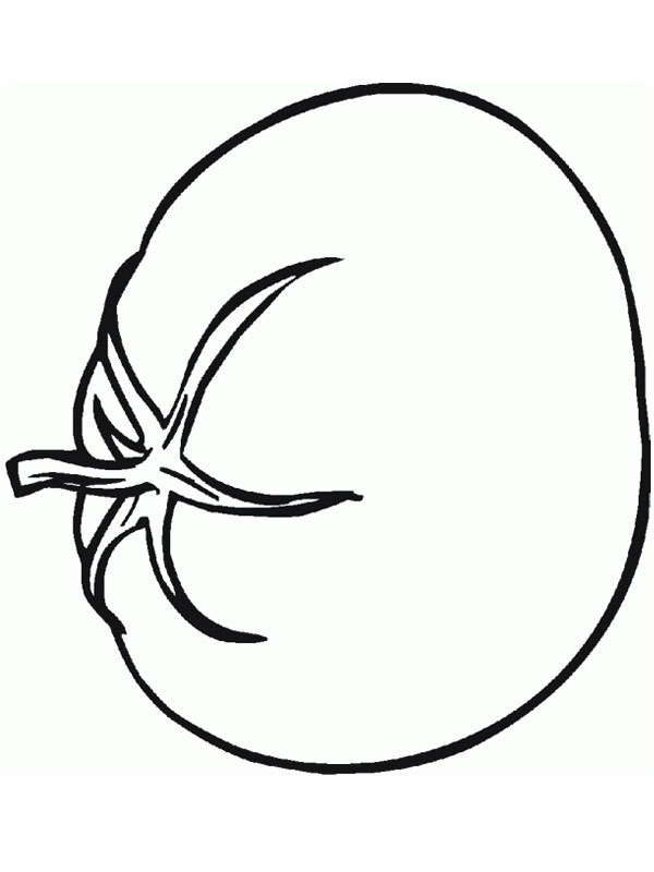 Tomato Coloring page