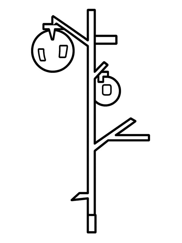 Tomato plant (Grow a Garden) Coloring page Tomato plant (Grow a Garden) Coloring page