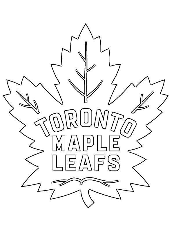Toronto Maple Leafs Coloring page