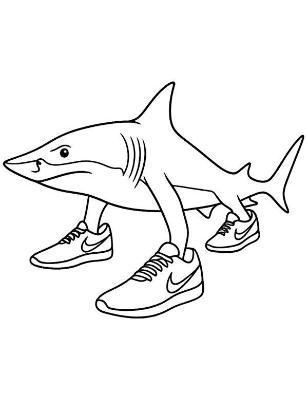 Tralalero Tralala Coloring page Tralalero Tralala Coloring page